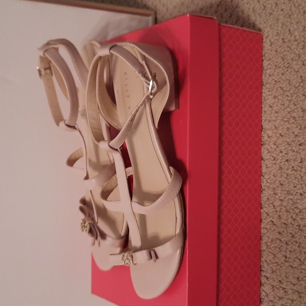 Light pink low heel sandal - Picture 4 of 5